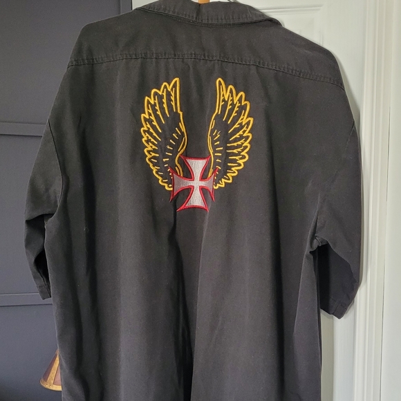 Johnny Suede Embroidered Cross Shirt - Picture 6 of 9